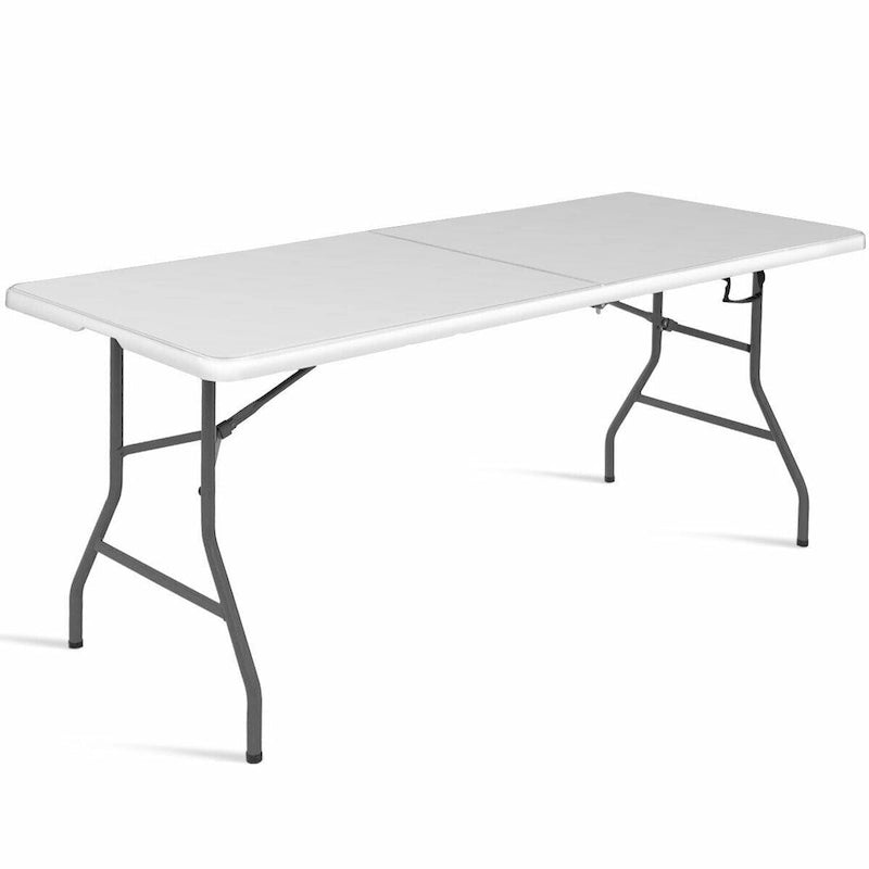 6ft Portable Plastic Folding Table for Indoor & Outdoor Use