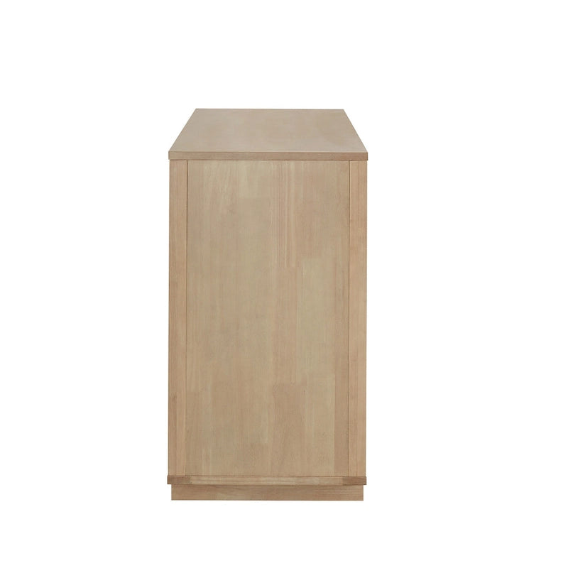 Danish-Inspired 6-Drawer Dresser in Rubberwood