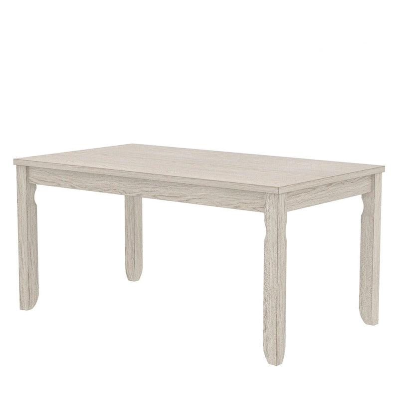 63" Grey Solid Wood Farmhouse Dining Table