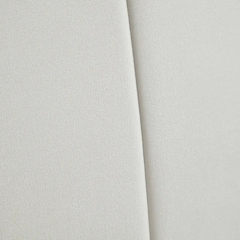Cream Channel Tufted Upholstered Dining Chair (Set of 2)