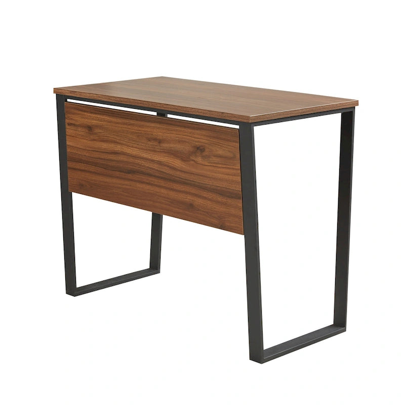 38" Modern Industrial Computer Desk with Metal Legs