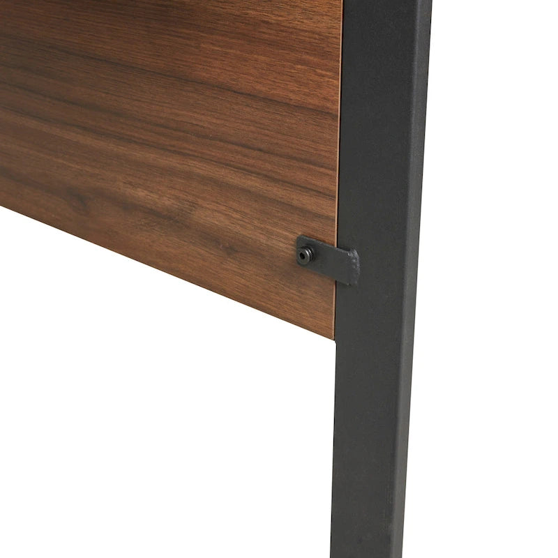 38" Modern Industrial Computer Desk with Metal Legs
