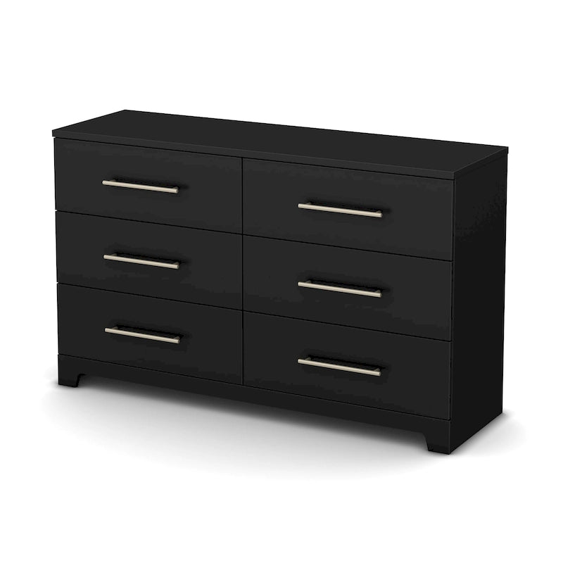 Contemporary 6-Drawer Double Dresser