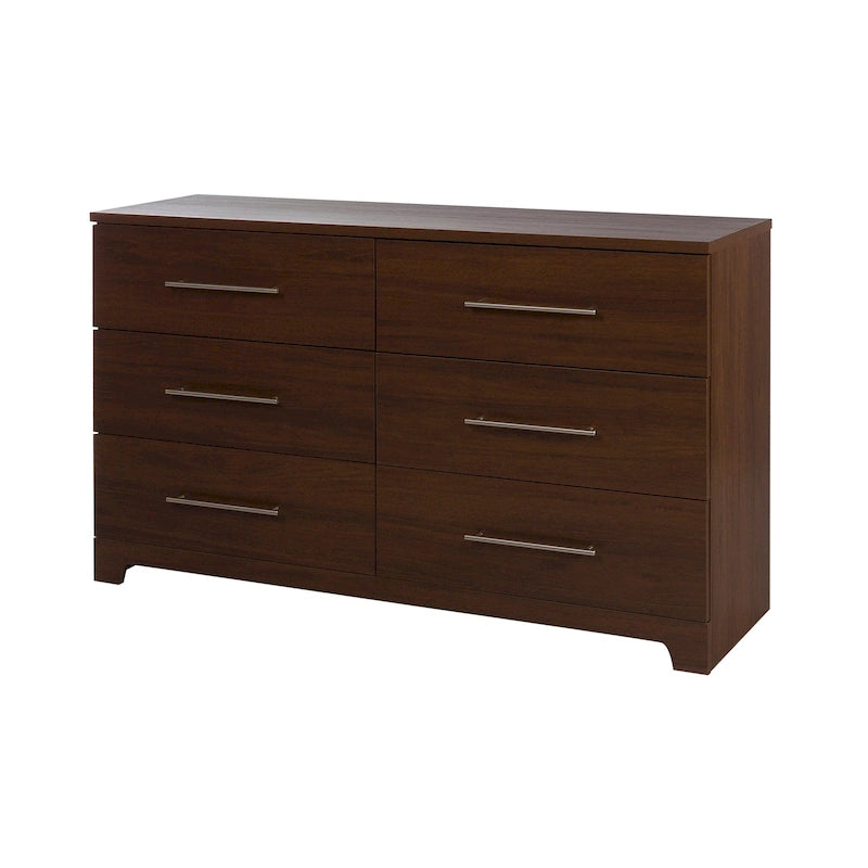 Contemporary 6-Drawer Double Dresser