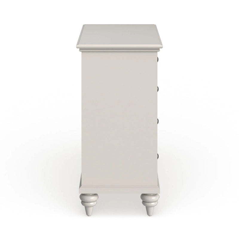 Off-White Hand-Brushed Poplar Wood Dresser