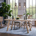 72" Solid Pine Rectangle Dining Table