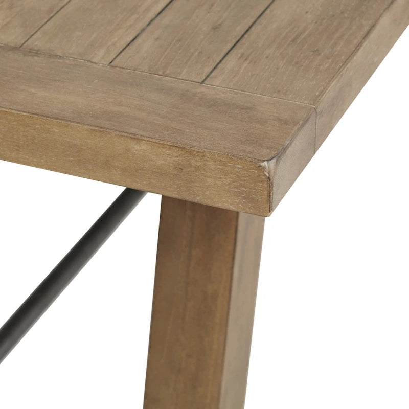 72" Solid Pine Rectangle Dining Table