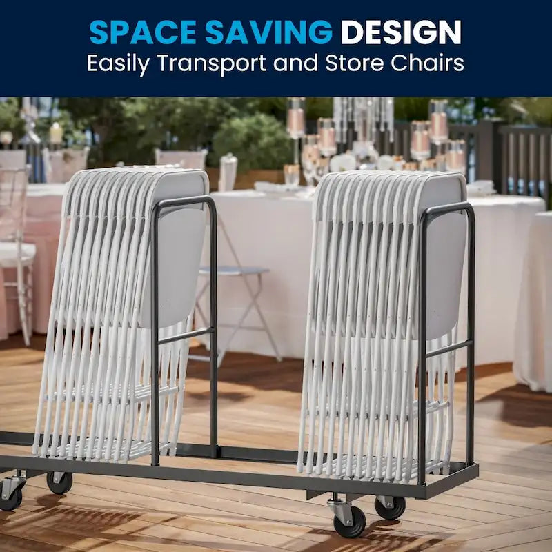 Chaise pliante en plastique - Capacité de charge de 650 LB - Chaise événementielle