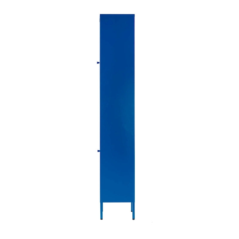 71-inch Blue Two Door Metal Storage Cabinet