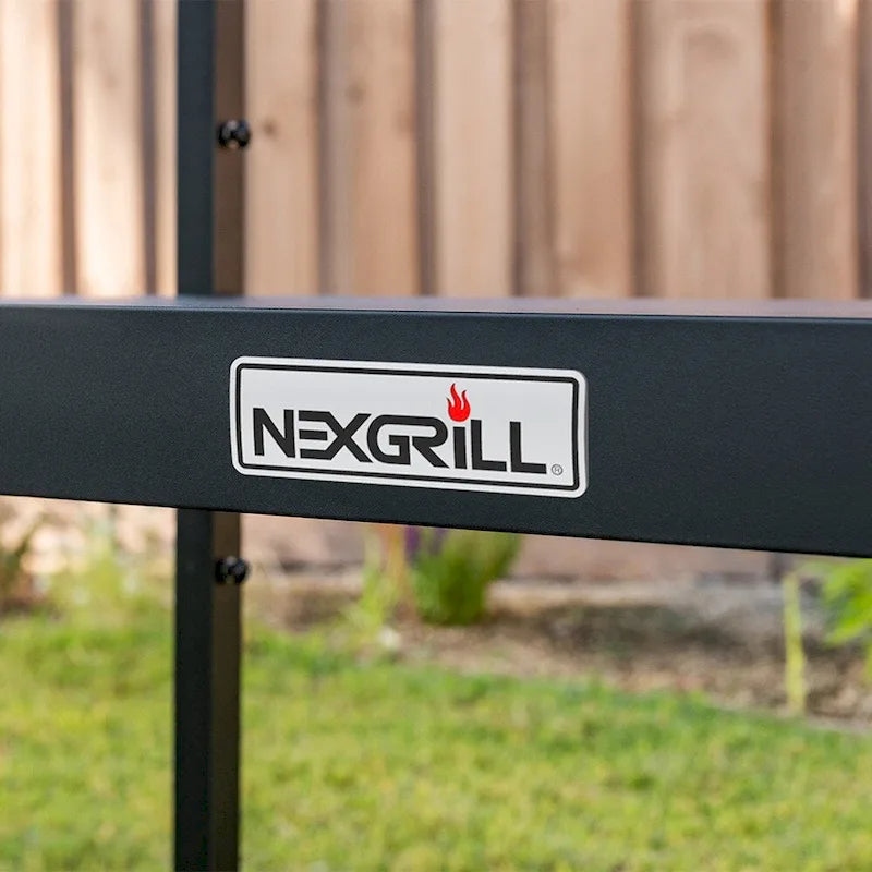 Outdoor Stainless Steel BBQ Preparation Cart with Double Shelf